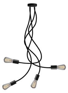 Creative cables Flex 90, stropní flexibilní svítidlo, se závitem ST64 Barva: Černá