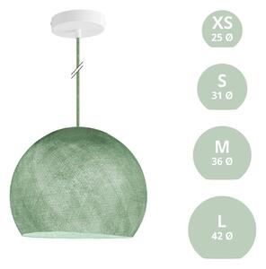 Creative cables Závěsná lampa se stínidlem kupole z PE vlákna, polyester Barva: Zelená, Průměr: S - Ø 31 Cm