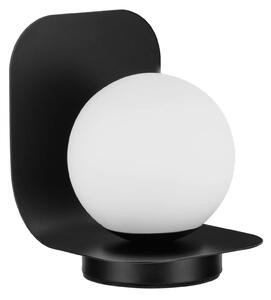 LED černá stolní lampa Kamen