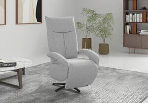 RELAXAČNÍ KŘESLO, textil, světle šedá Sit & More - Online Only křesla & taburety, Online Only