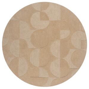 Flair Rugs koberce Kusový koberec Moderno Gigi Natural kruh ROZMĚR: 160x160 (průměr) kruh