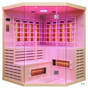 BPS-koupelny Infrasauna Relax ALTA7 180x180, 5-6 osob
