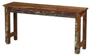 Konzolový stolek z teakového dřeva, 158x41x79cm