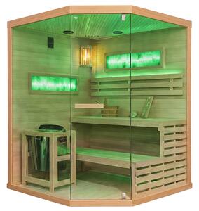 BPS-koupelny Finská sauna Relax LARK4 WD 150x150, 4-5 osob