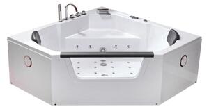BPS-koupelny Hydromasážní vana VENUS 643 155x155 bez ohřevu vody