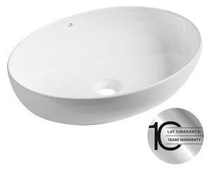 Laveo Umyvadlo na desku Desna 51,5x39,5 cm - VUD_6251, keramika, bílé