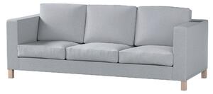 Potah na pohovku IKEA Karlanda 3-místná nerozkládací, krátký barva šedá látka pletený vzor