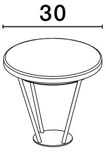 Venkovní lampa Virtus 30 – 30 x 10 x 4,2 cm