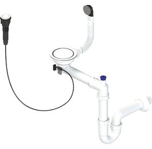 Laveo Sifon Space Saving pro granitové dřezy s 1 komorou - OKS_163T, nerez