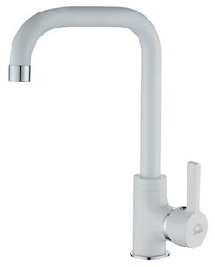 Laveo Lena, kuchyňská baterie stojící h-302, bílá, LAV-BKU_665D