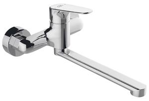 Laveo Rondo, kuchyňská baterie nástěnná h-128, chromová, LAV-BLX_080D
