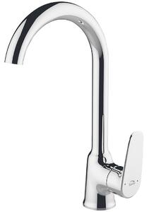 Laveo Rondo, kuchyňská baterie stojící h-302, chromová, LAV-BLX_068D