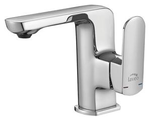 Laveo Calla, umyvadlová baterie s výtokem ve tvaru L h-135, chrom, LAV-BAC_025D