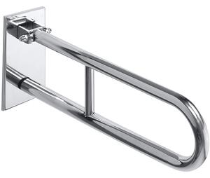 Bemeta Design HELP: Madlo, 900 mm, ve tvaru U, sklopné, s krytkou, nerez, lesk - 301607331
