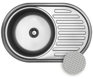 Kuchinox Dřez 1 komorový Faro, nerez - SKH_381T, nerez