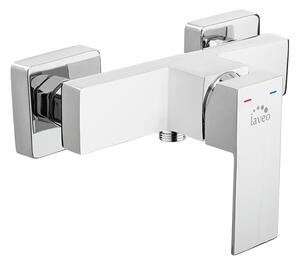 Laveo Kvadrato, sprchová baterie nástěnná h-120, chromová, LAV-BLQ_040D