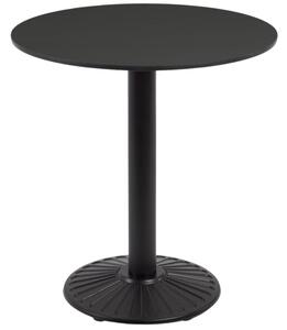 Černý zahradní stůl Kave Home Tiaret 68 cm