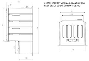Chladící vitrína Guzzanti GZ 70G Guzzanti