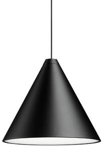 Závěsná svítidlo FLOS, STRING, stmívatelné, Černá, Obývací pokoj, Hliník, Design