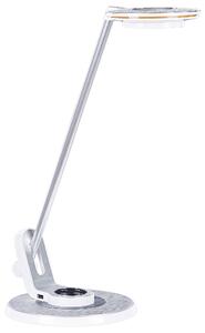 LED stolní lampa CORVUS se stmívačem Kov Bílá/Stříbrná