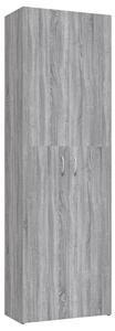Kancelářská skříň šedá sonoma 60 x 32 x 190 cm kompozitní dřevo