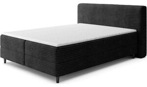 Eltap Čalouněná postel Cortiko s úložným prostorem Materiál a barva potahu: Modullo 10 - černá, Rozměr: 140x200