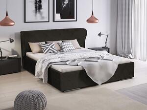 Manželská postel 160 cm Oleus (černá). 1014635