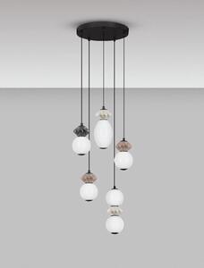 Designový lustr Pallina 5 – Šedá