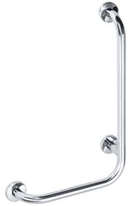 Bemeta Design HELP: Madlo, 680 mm, ve tvaru L, pravé, s krytkou, nerez, lesk - 301112061