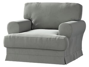 Potah na křeslo IKEA Ekeskog barva šedá látka lesklé, sametová