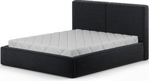 Eltap Čalouněná postel Pesillo s úložným prostorem Materiál a barva potahu: Modullo 10 - černá, Rozměr: 140x200