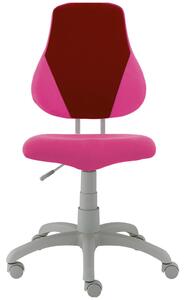 OTOČNÁ ŽIDLE PRO MLADÉ, světle růžová, vínově červená Xora - Dětské otočné židle