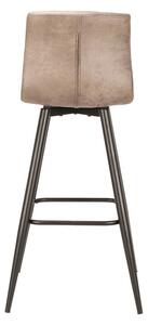 ByLIVING Barová židle Simone, 2 kusy (vintage látka hnědá) (100336772001)