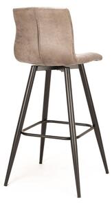 ByLIVING Barová židle Simone, 2 kusy (vintage látka hnědá) (100336772001)