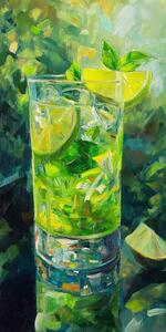 MALBA NA PLÁTNĚ, jídlo a pití, 20/40 cm Euroart - Obrazy na plátně