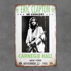 Kovová cedule Eric Clapton