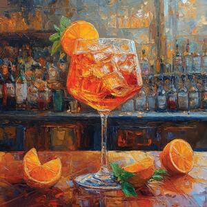 MALBA NA PLÁTNĚ, jídlo a pití, 55/55 cm Euroart - Obrazy na plátně