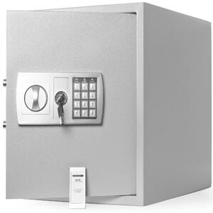 Elektrický nábytkový trezor Security 35 x 40 x 40 cm stříbrný