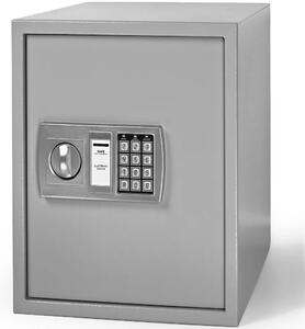 Elektrický nábytkový trezor Security stříbrný 35x40x40cm, Monzana