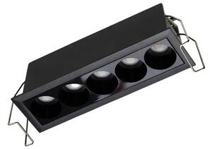 Minimalistické podhledové svítidlo do sádrokartonu Tetris 14 10W CCT černá