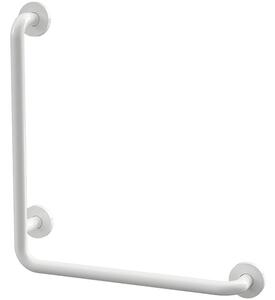 Bemeta Design HELP: Madlo, 680 mm, ve tvaru L, levé, s krytkou, bílá - 301112073