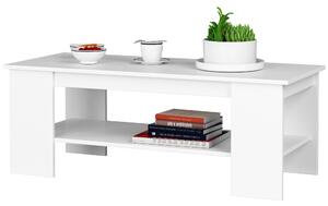 Designový konferenční stolek KAMIL, bílý