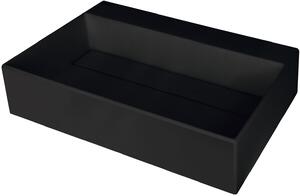 Deante Correo, granitové umyvadlo na desku 600x400x130 mm, černá, DEA-CQR_NU6M