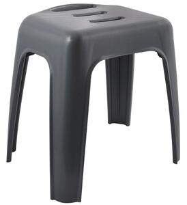 Spirella Sedátko do sprchy HOCKER, tmavě šedá, 47 cm
