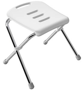 Spirella Skládací sedátko do sprchy SITZ, bílá, 47 cm
