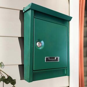 Kovová poštovní schránka ve více barvách - zelená