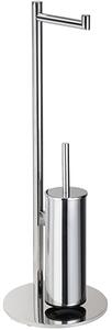 Bemeta Design OMEGA: Stojan, s držákem TP, s WC štětkou, lesk - 104836112