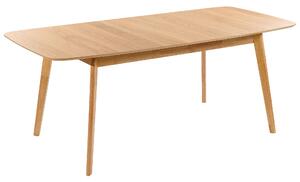 Rozkládací jídelní stůl MADOX Světlý dub 150/190 cm 90 cm