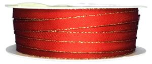 Stuha saténová BASIC červená 8mm x 10m (2,-Kč/m)