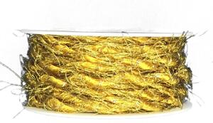 Provázek kroucený KORDEL zlatý 3 mm x 3 m (5,- Kč/m)